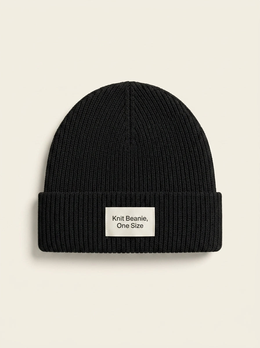 Prada ribbed wool beanie with logo - British product