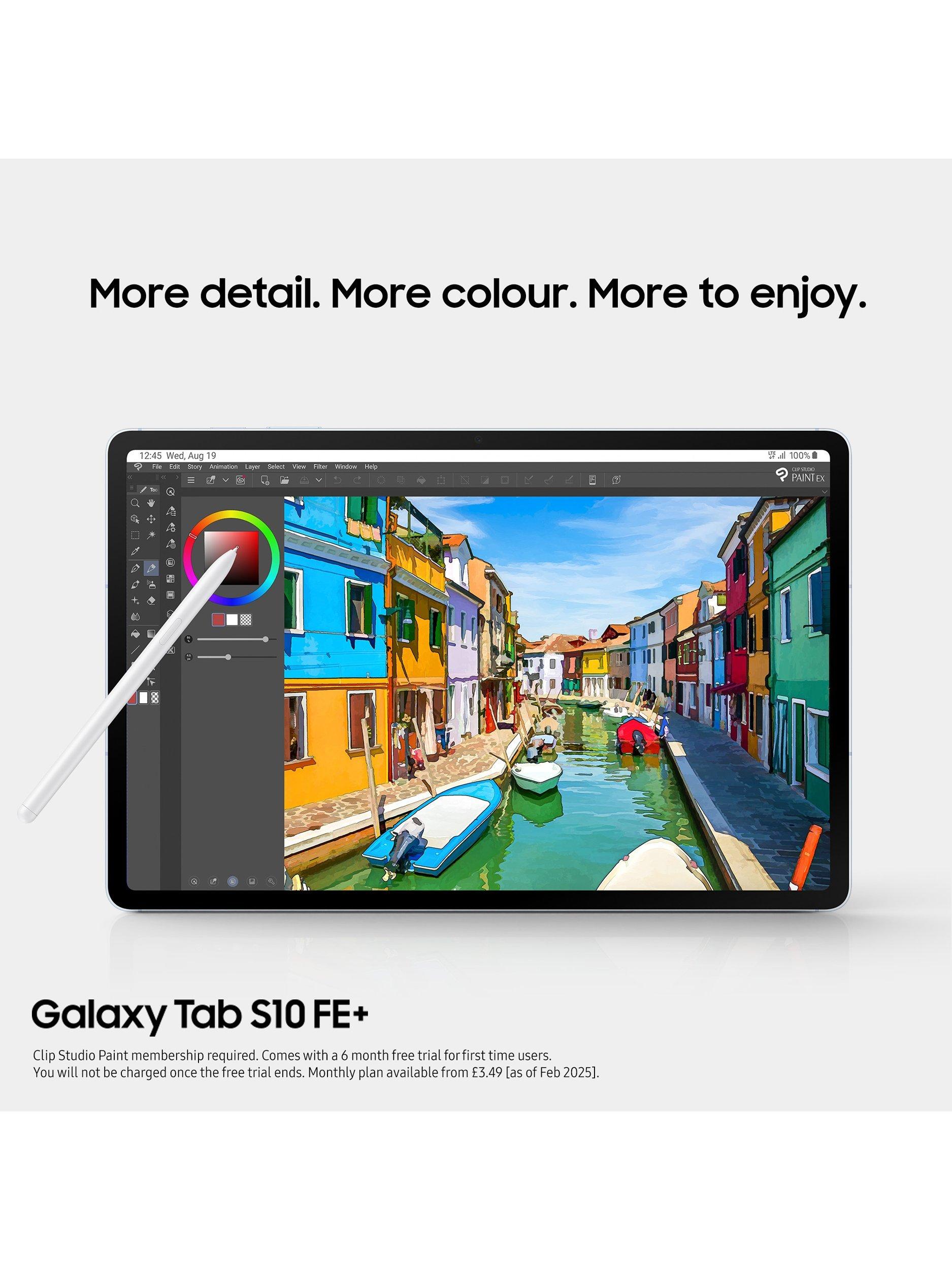 Samsung Galaxy Tab S10 FE+ tablet 13.1 inch, UK version