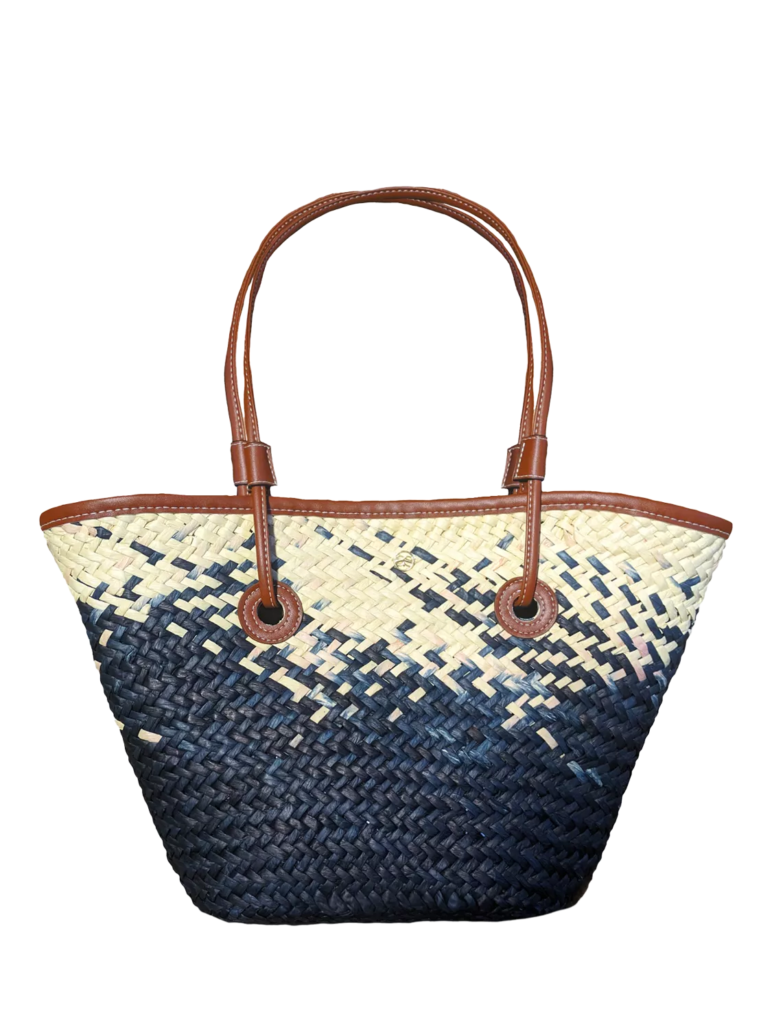 Seaspray paper woven tote bag cream, imported from the UK
