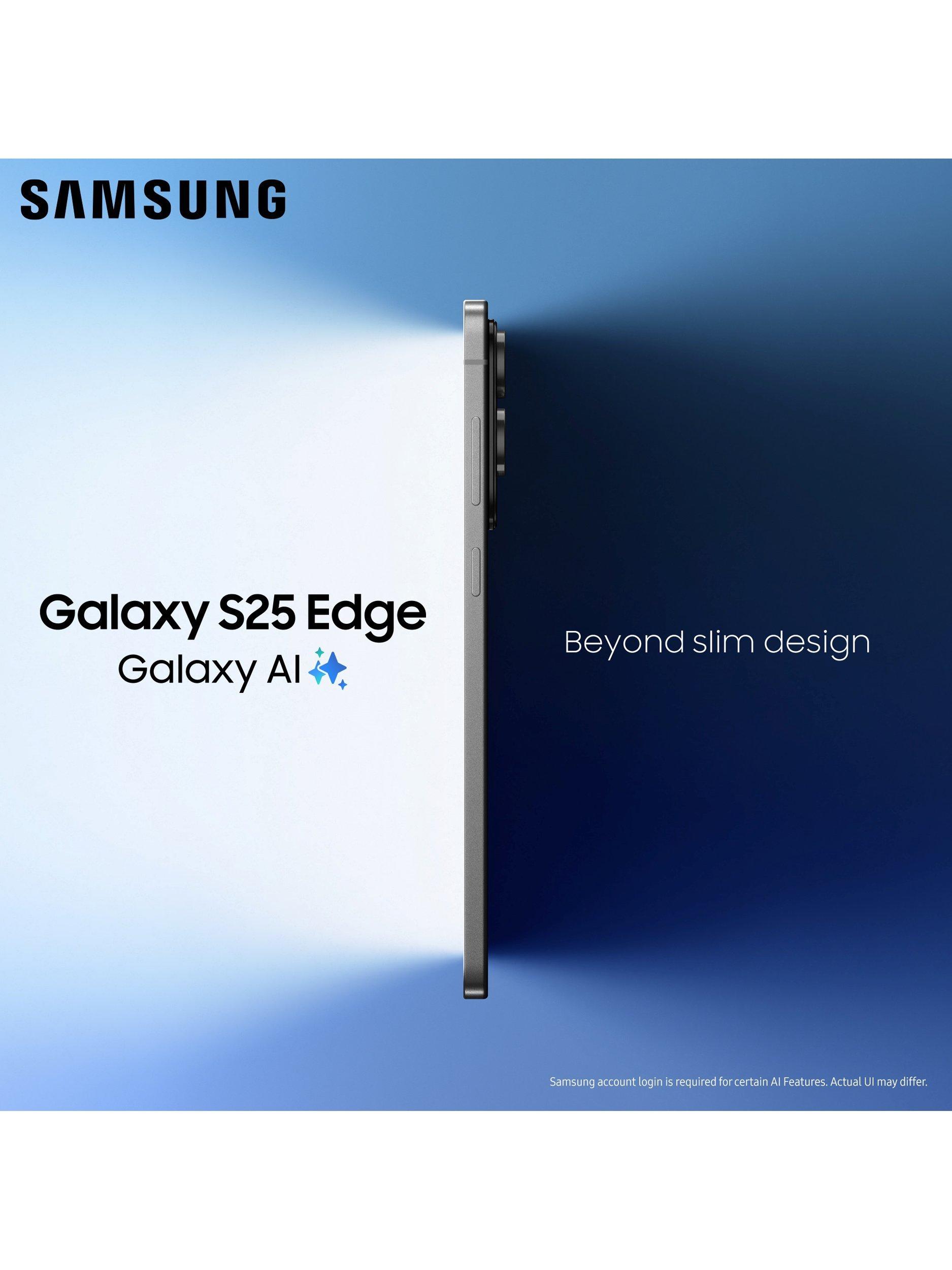 Samsung Galaxy S25 Edge smartphone 12GB RAM 256GB storage - British product
