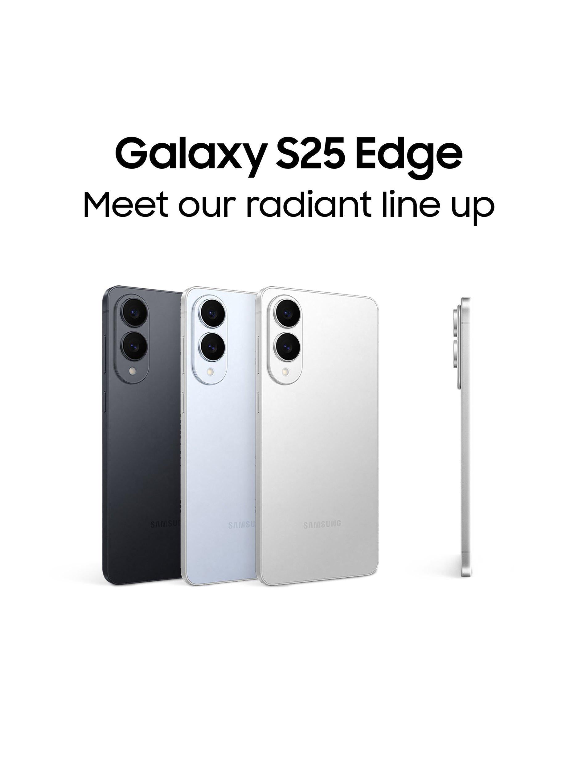 Samsung Galaxy S25 Edge smartphone 12GB RAM 256GB storage - British product