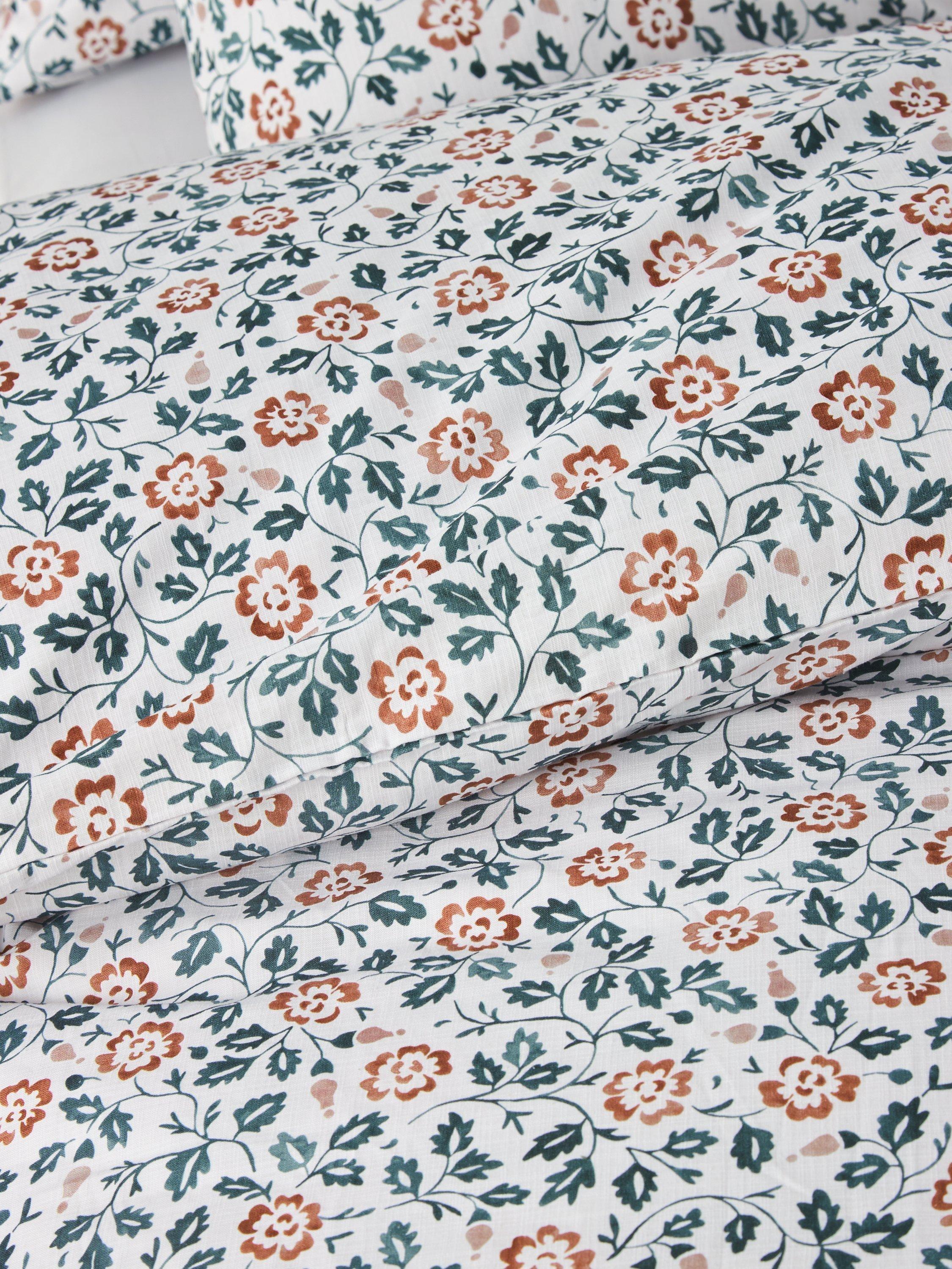 John Lewis Marlow trailing cotton duvet cover set double floral - British product