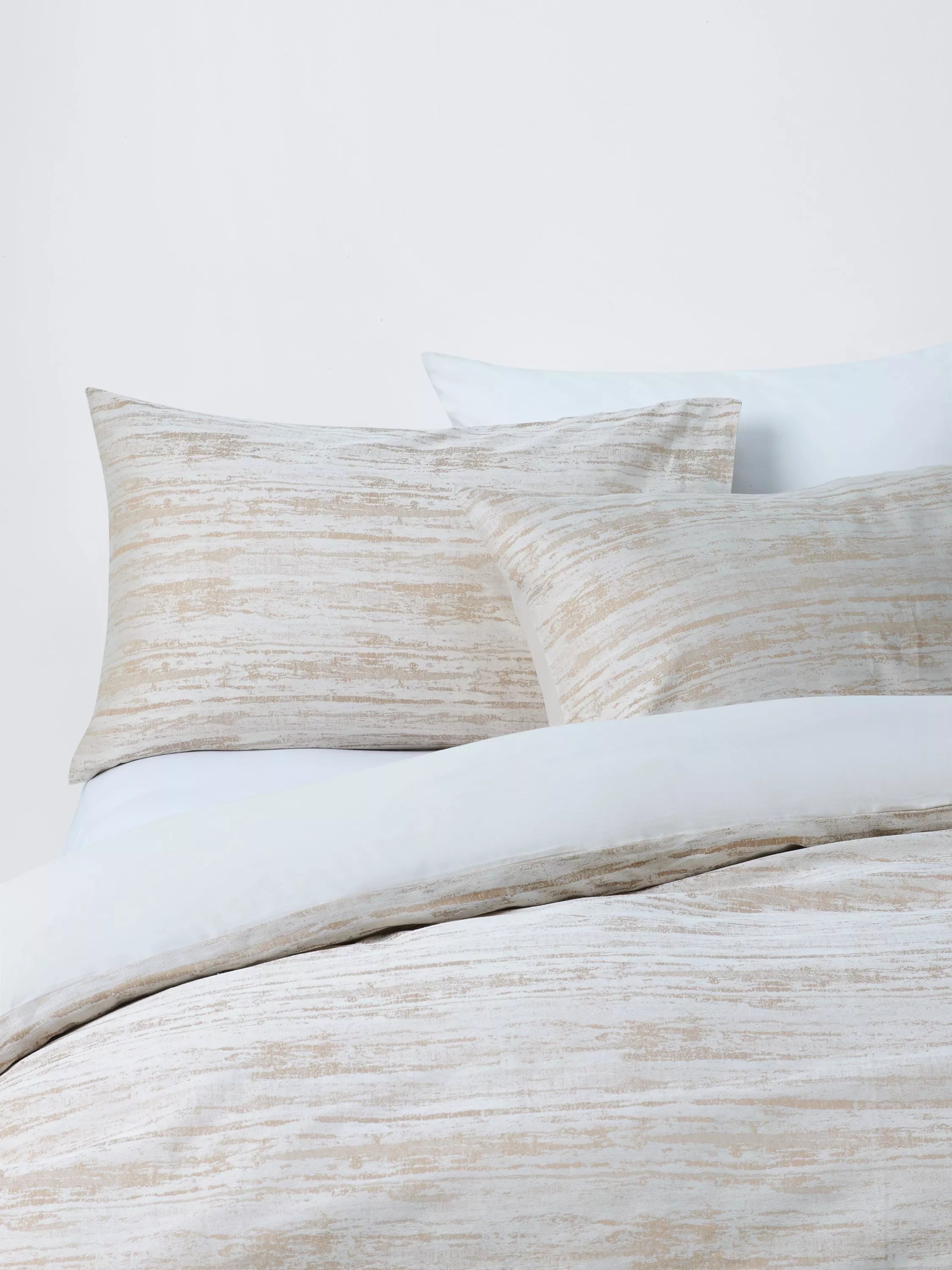 John Lewis Avisa champagne pure cotton jacquard bedding (British brand)