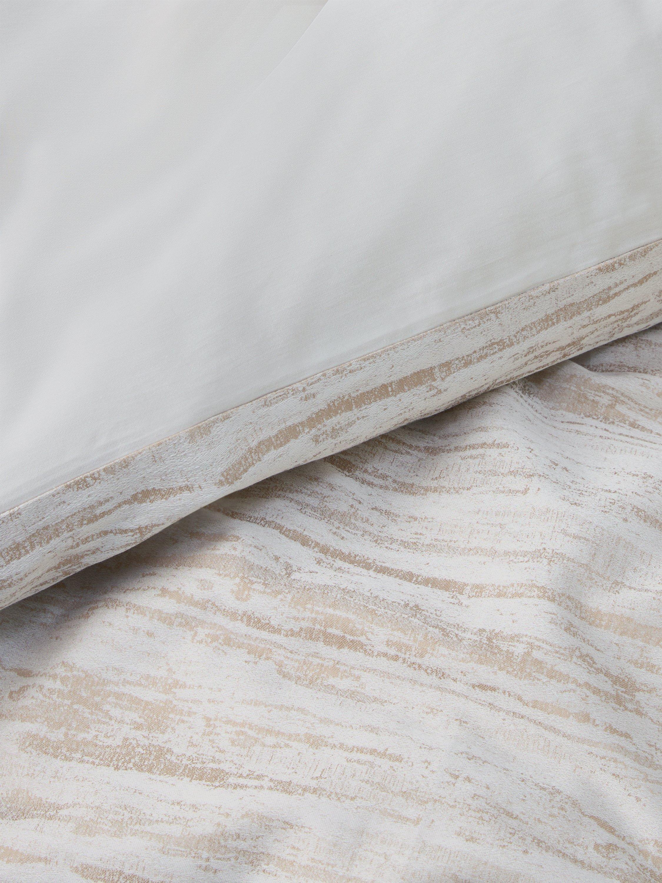 John Lewis Avisa champagne pure cotton jacquard bedding (British brand)
