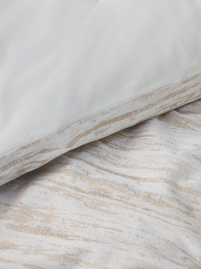 John Lewis Avisa champagne pure cotton jacquard bedding (British brand)