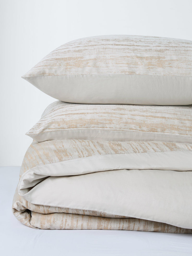 John Lewis Avisa champagne pure cotton jacquard bedding (British brand)