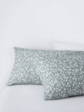 John Lewis Marlow cotton duvet cover set sage double, UK version