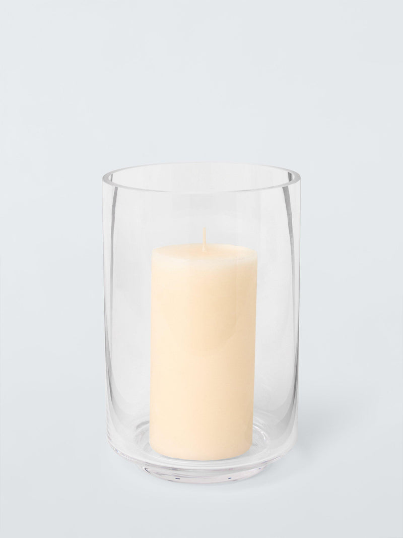 John Lewis Windlicht Kerzenhalter klares Glas (britische Marke)