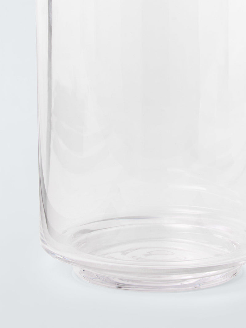 John Lewis Windlicht Kerzenhalter klares Glas (britische Marke)