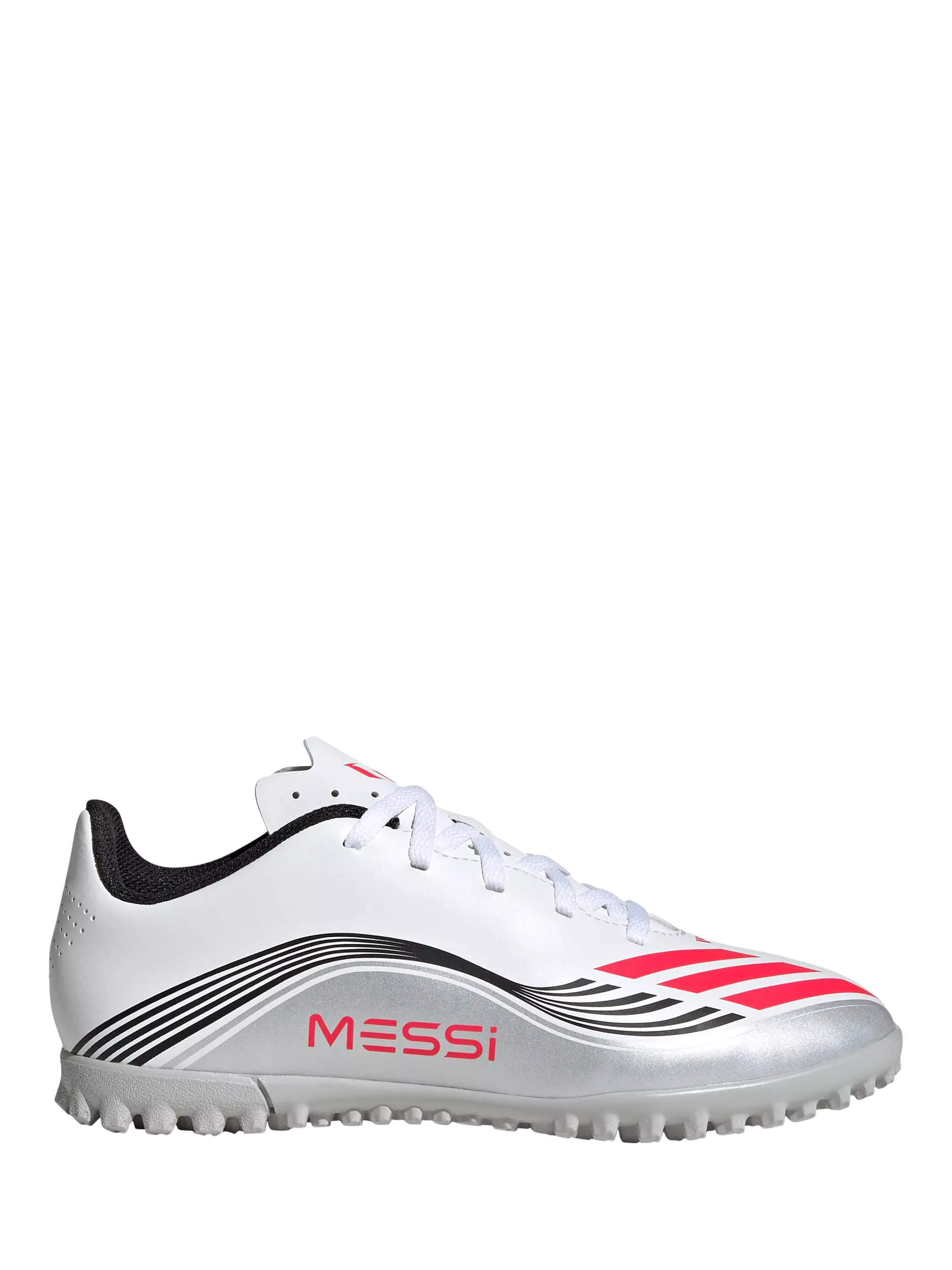 adidas F50 Club Lionel Messi football boots for kids, White, UK version