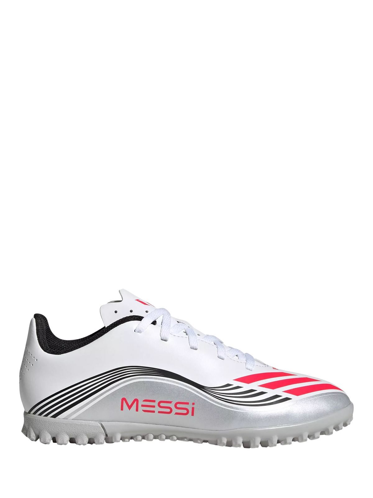 adidas F50 Club Lionel Messi football boots for kids, White, UK version