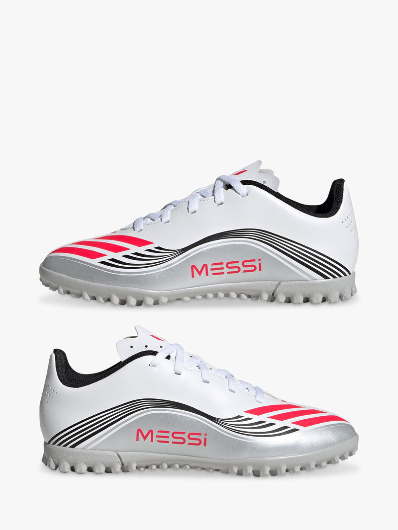 adidas F50 Club Lionel Messi football boots for kids, White, UK version