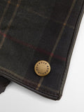Barbour tartan gloves with waxed cotton (British brand)