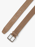 BOSS Ronnie suede belt in light brown, UK version