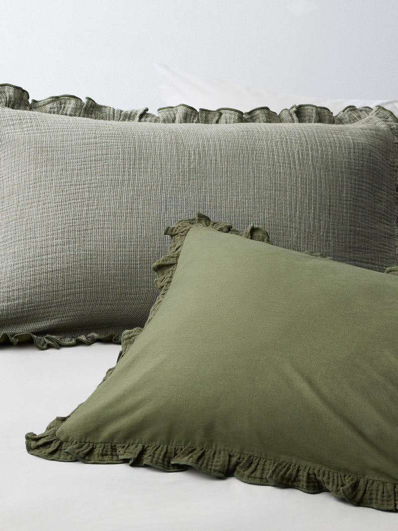 John Lewis Belvoir pure cotton gauze duvet cover set double, imported from the UK