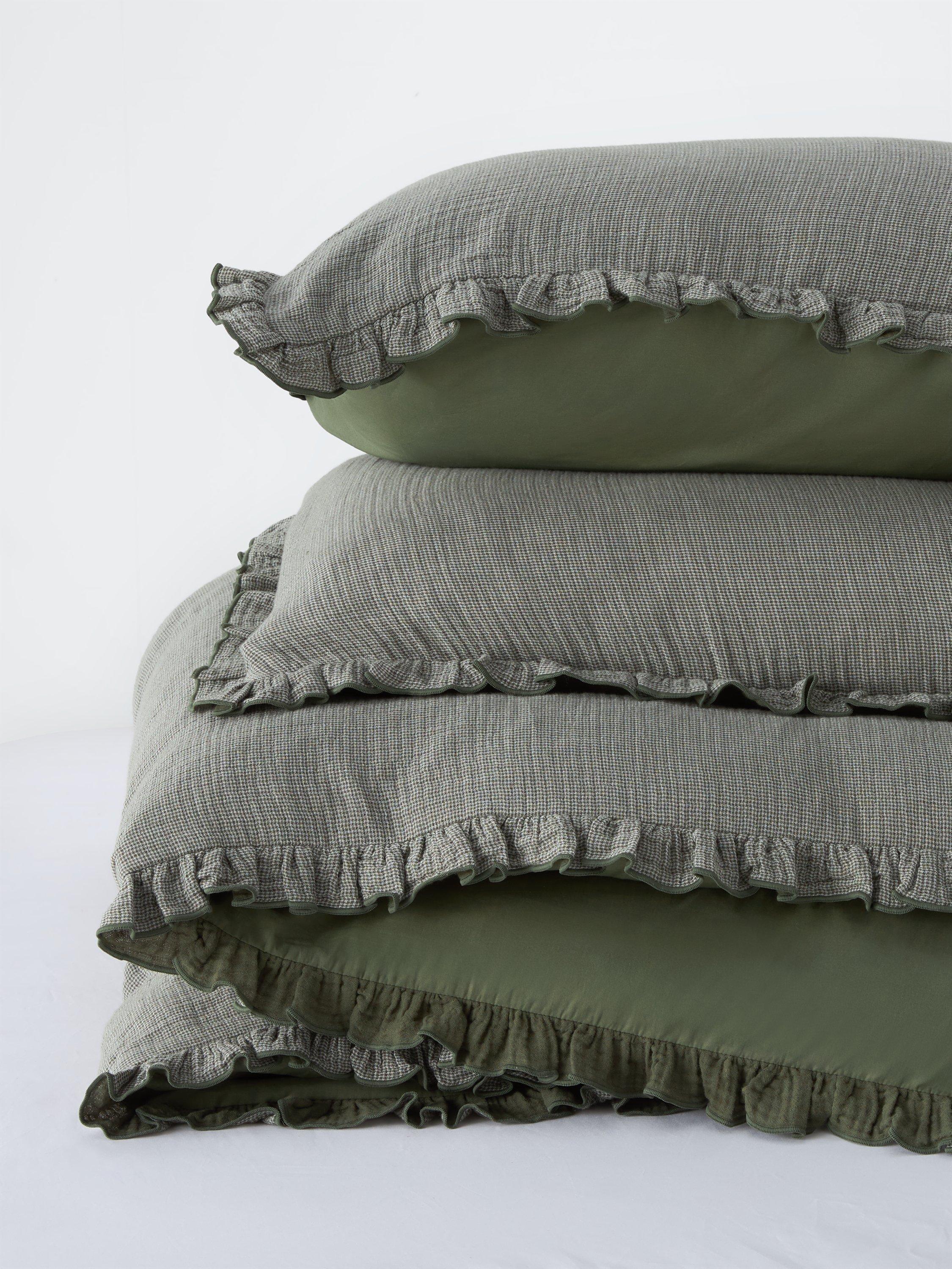 John Lewis Belvoir pure cotton gauze duvet cover set double, imported from the UK