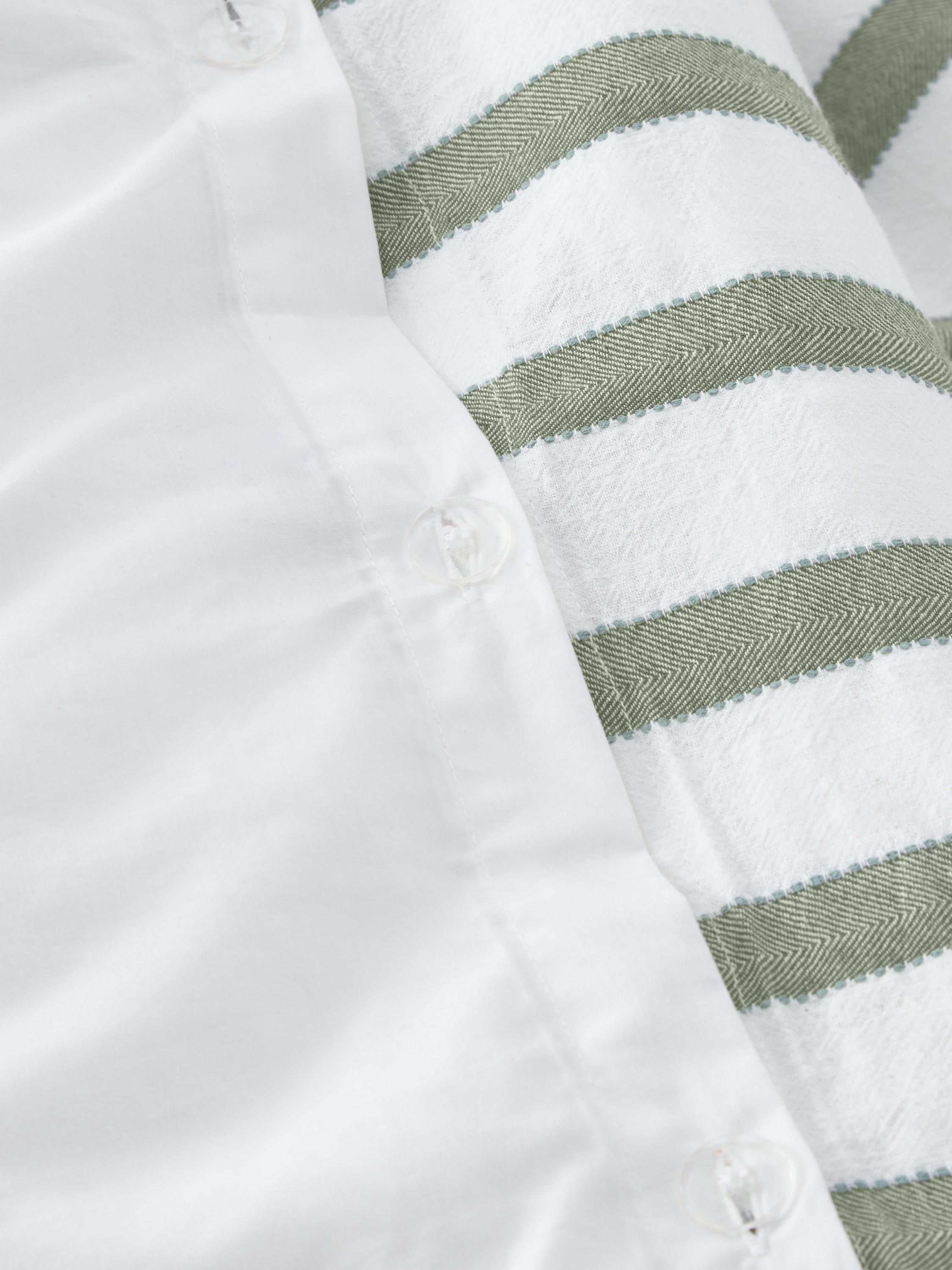 John Lewis stitch stripe duvet cover set double (British brand)