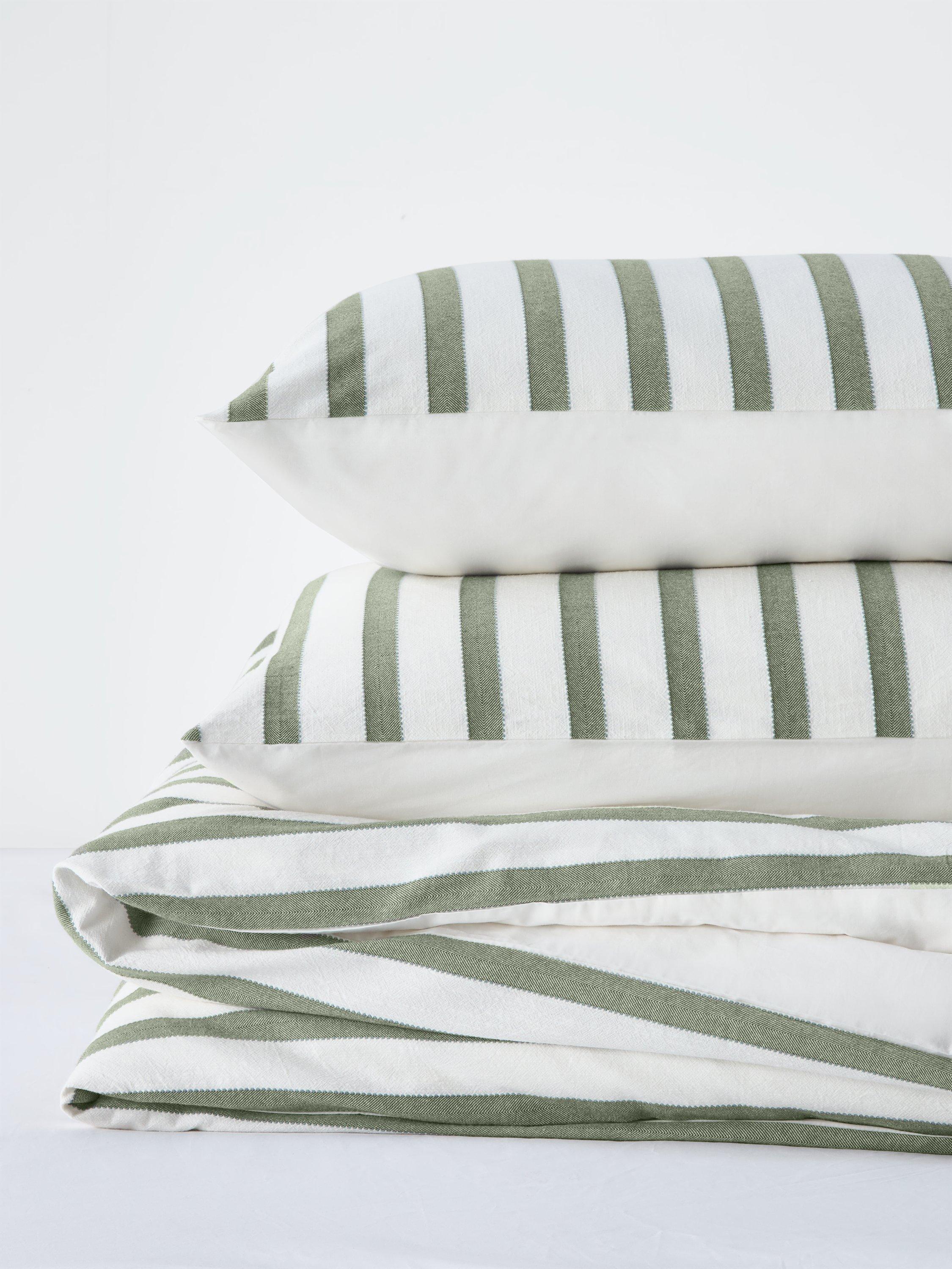 John Lewis stitch stripe duvet cover set double (British brand)