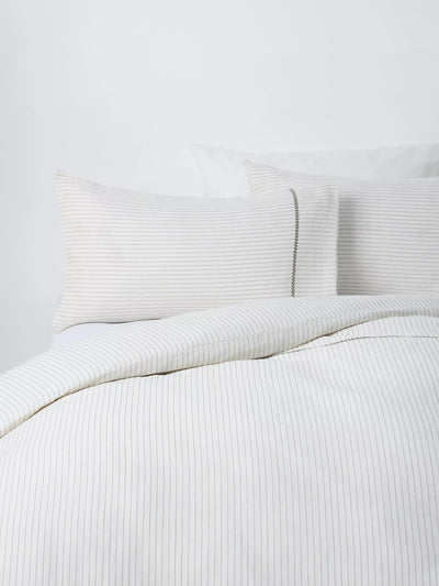 John Lewis John Lewis Toulouse Pure Cotton Weave Duvet Cover Set Double- Buy online at McGrocer