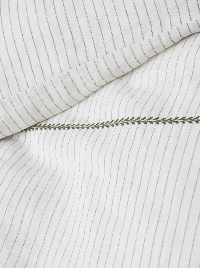 John Lewis stripe duvet cover set double (British brand)