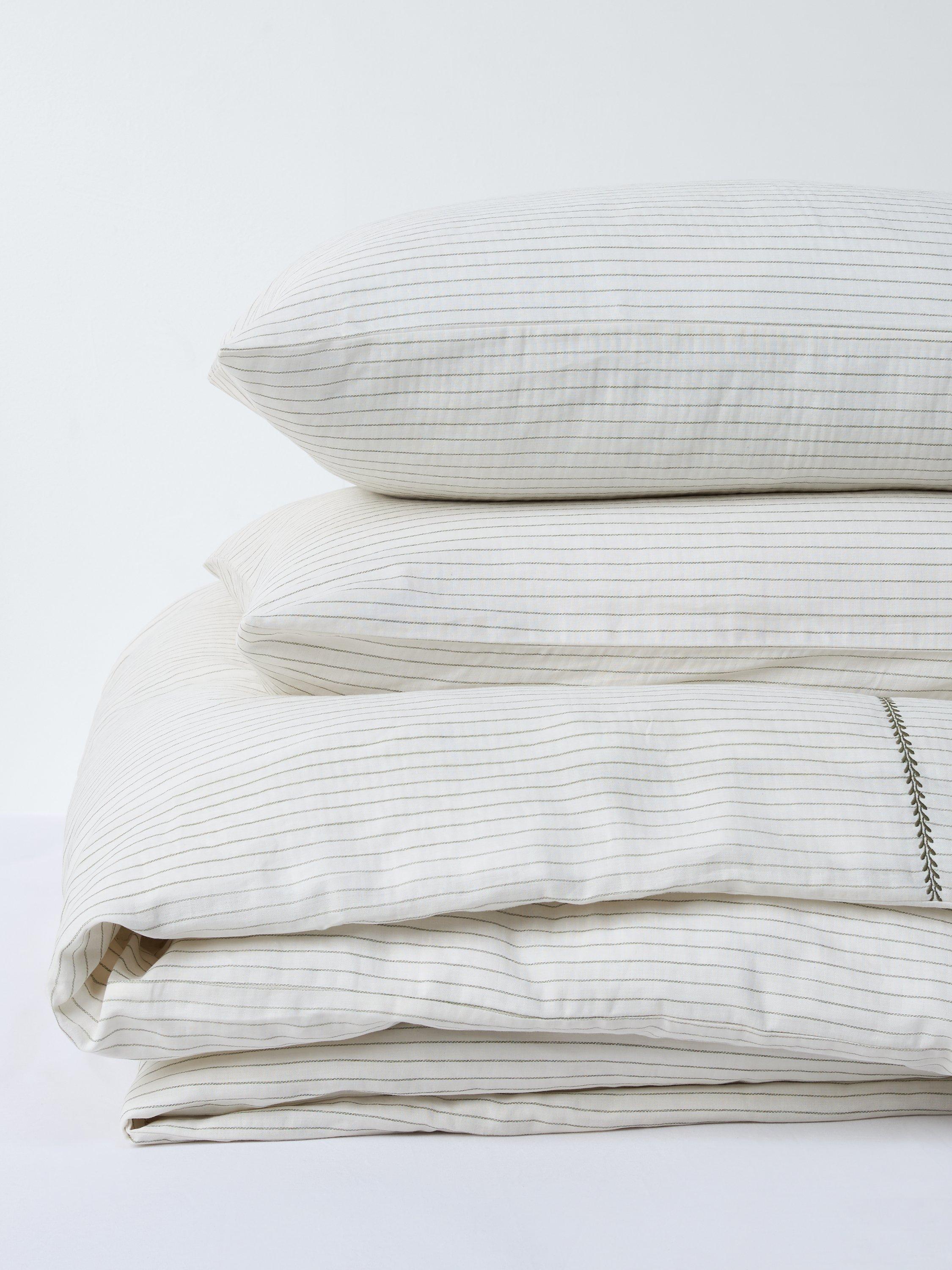 John Lewis stripe duvet cover set double (British brand)