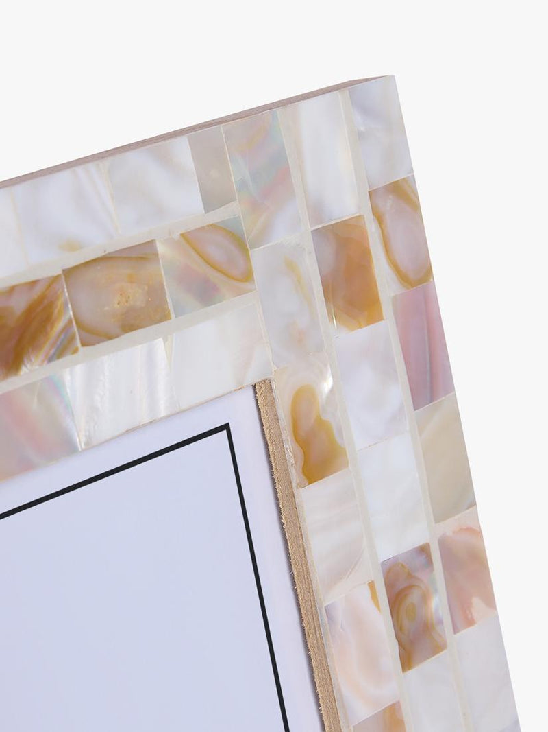 Libra Interiors mother of pearl photo frame 22x17cm - British product