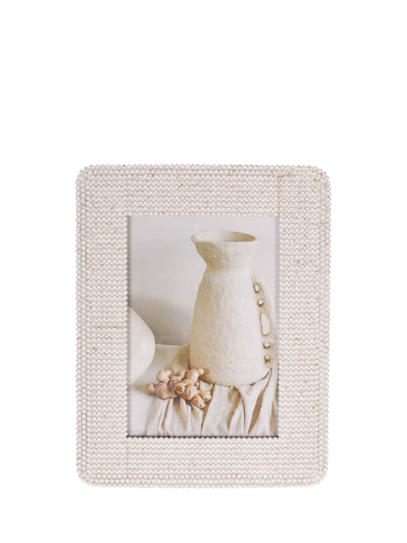 Libra Interiors Sophia beaded photo frame 4x6 UK version