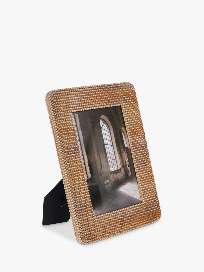 Libra Interiors Sophia beaded photo frame 4x6 UK version