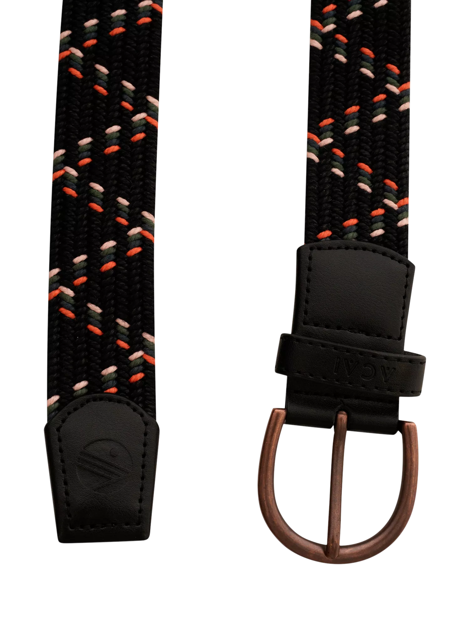 ACAI outdoor braided belt black, imported from the UK