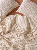 Piglet in Bed Slumber Stripe washed cotton single bedding, UK version