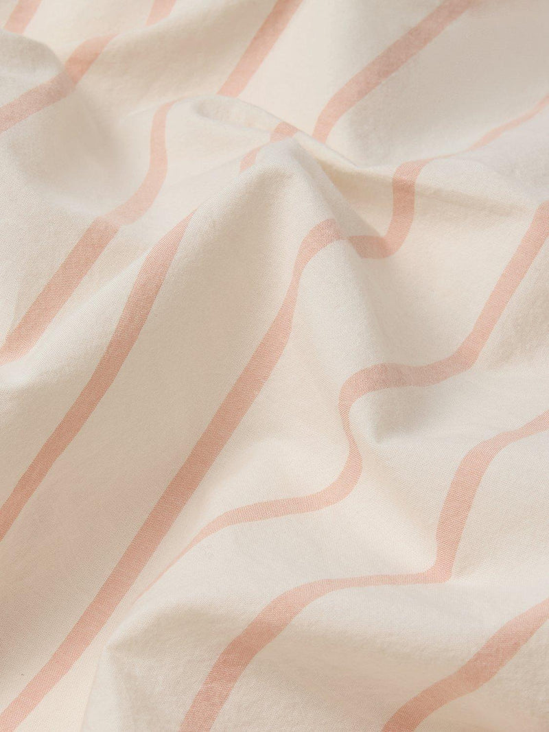 Piglet in Bed Slumber Stripe washed cotton single bedding, UK version