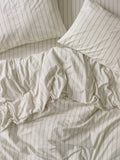 Piglet in Bed Slumber Stripe Washed Cotton Single Duvet Cover