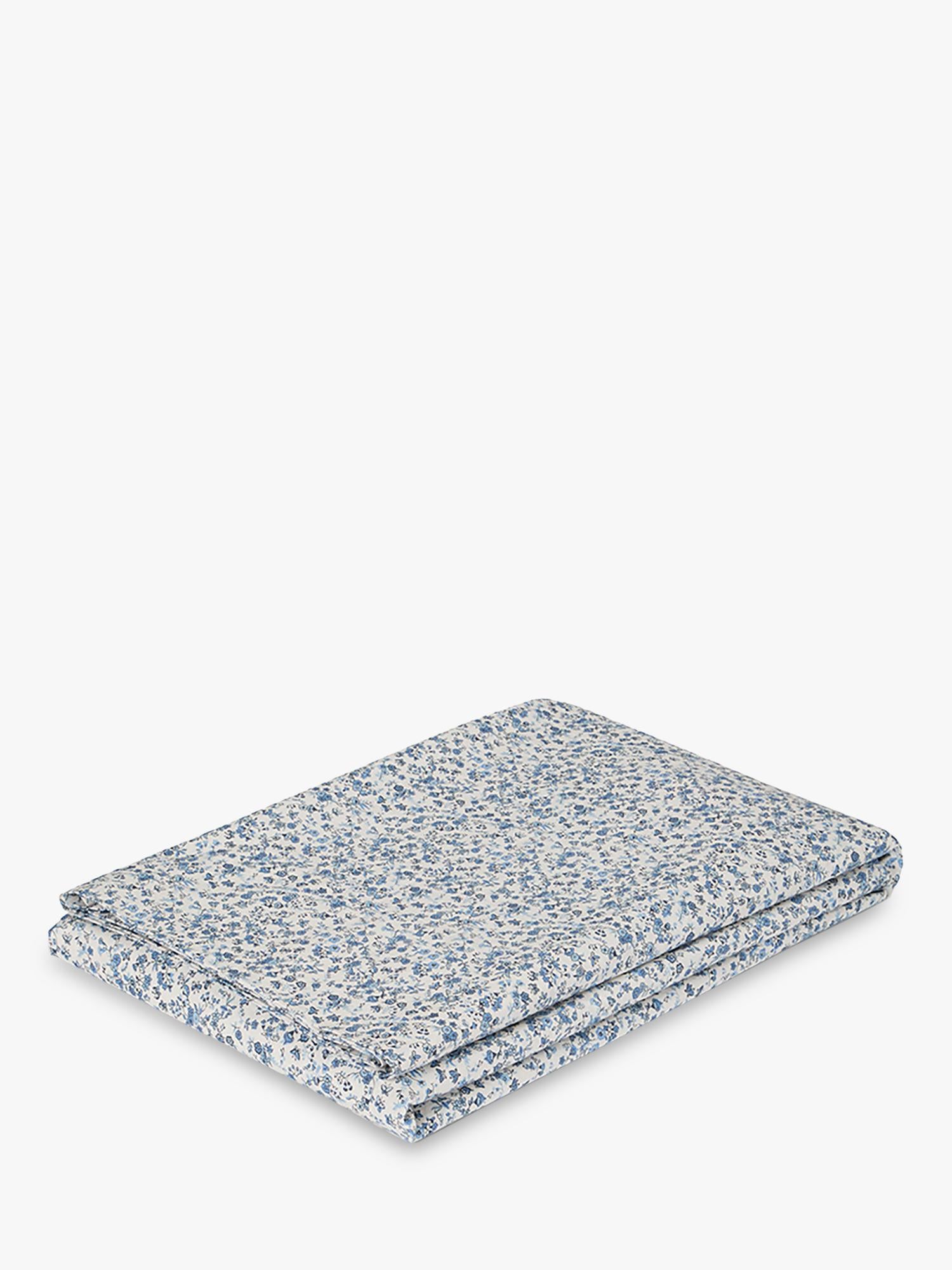 Piglet in Bed Mini Meadow washed cotton flat sheet king size, UK version