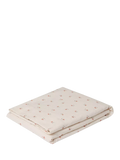 Piglet in Bed Posy Bud Linen Blend Flat Sheet King Size