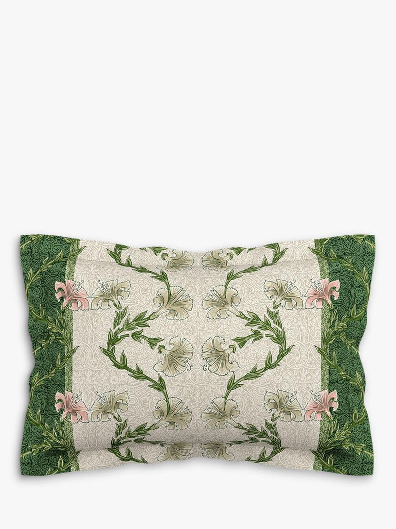 Morris & Co. Scrolling Carnation duvet cover set, imported from the UK