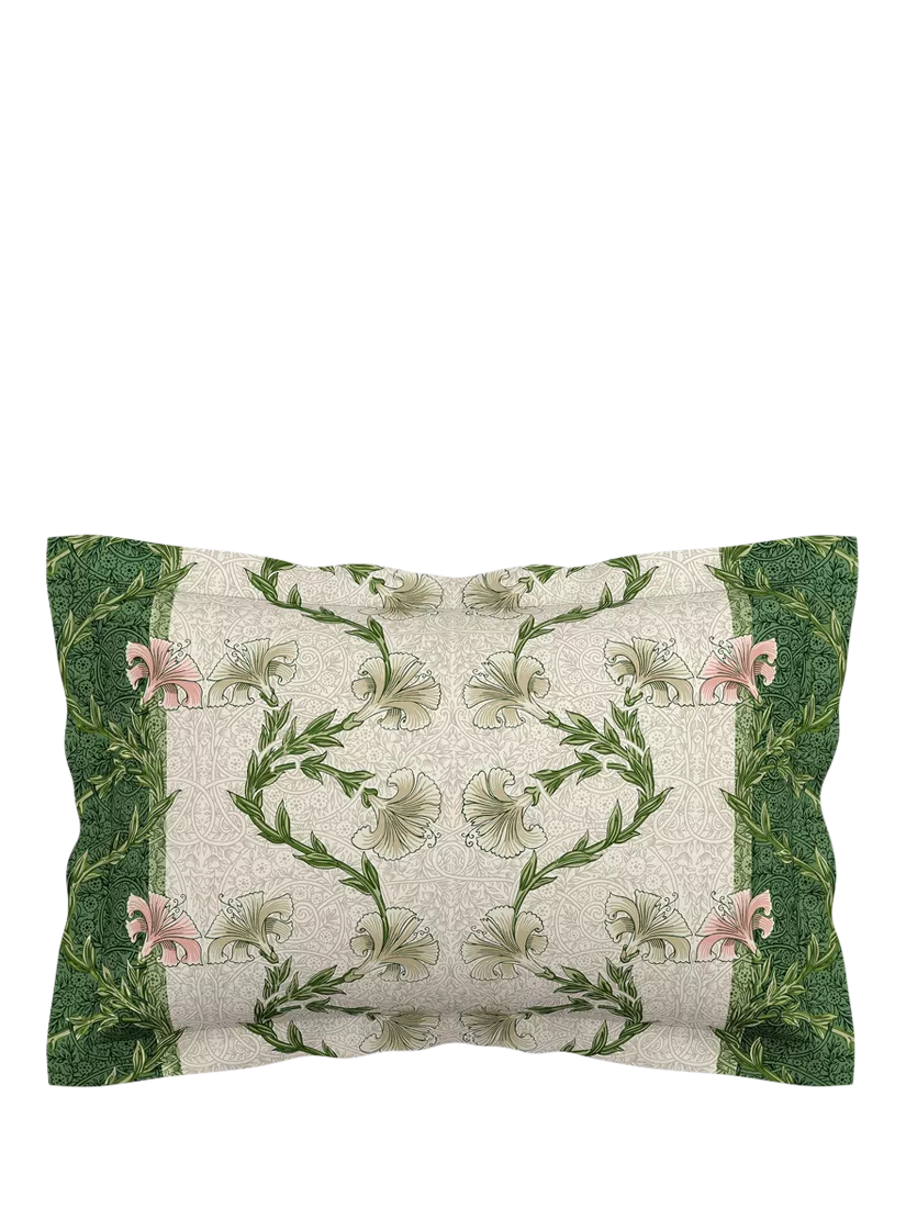 Morris & Co. Scrolling Carnation duvet cover set, imported from the UK