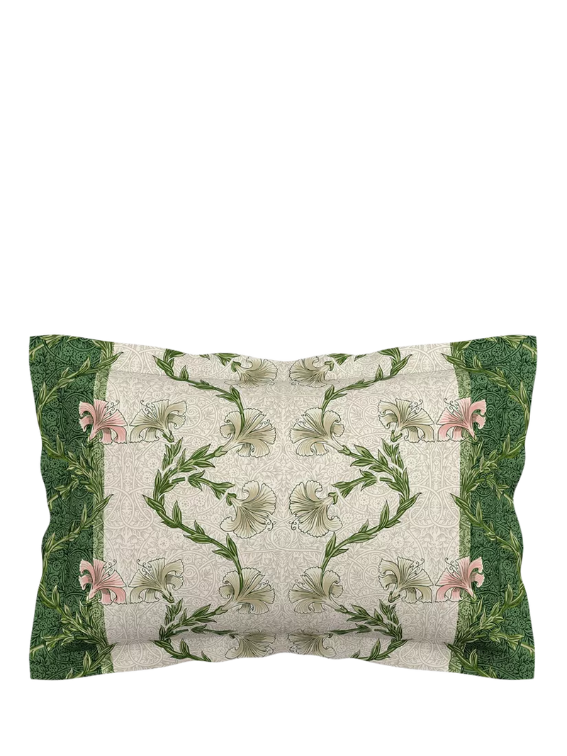Morris & Co. Scrolling Carnation duvet cover set, imported from the UK