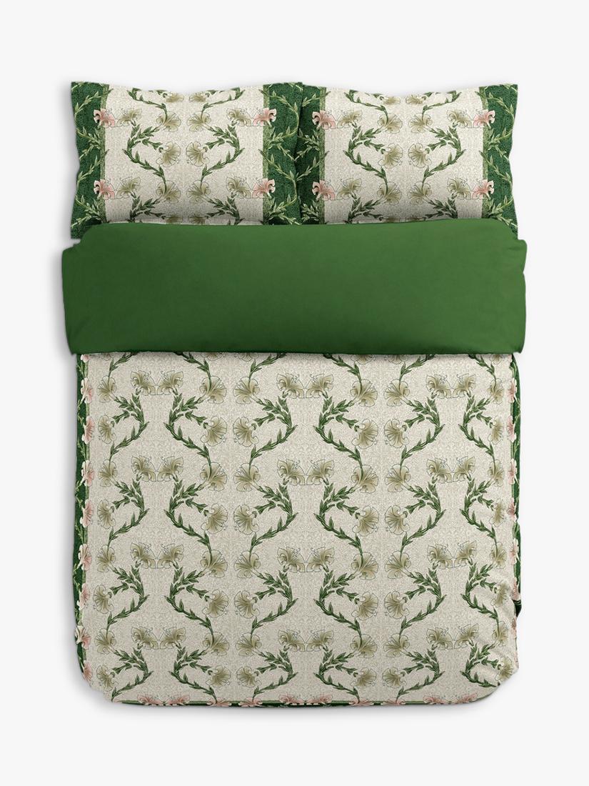 Morris & Co. Scrolling Carnation duvet cover set, imported from the UK