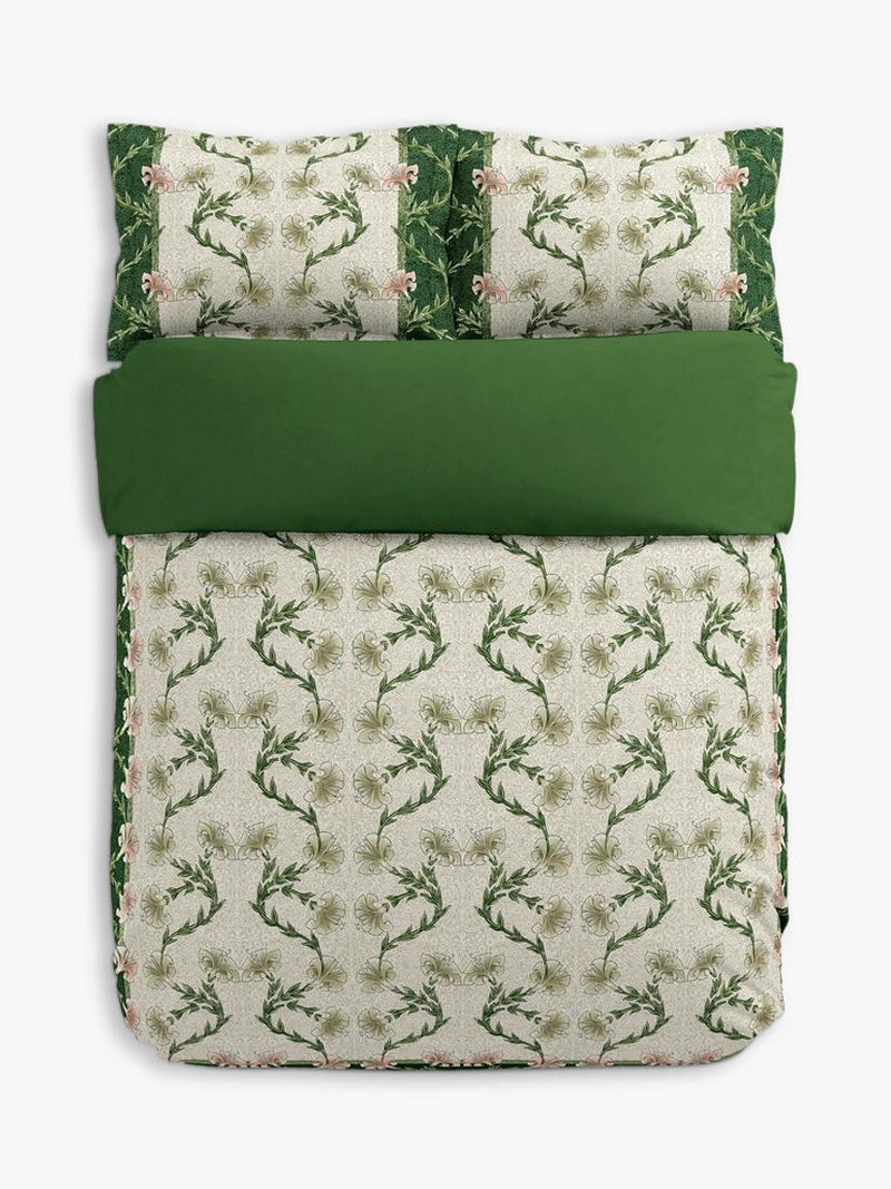 Morris & Co. Scrolling Carnation duvet cover set, imported from the UK
