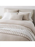 West Elm linen-cotton quilted pillowcase standard UK version