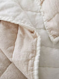 West Elm linen-cotton quilted pillowcase standard UK version