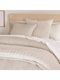 West Elm linen-cotton quilted pillowcase standard UK version