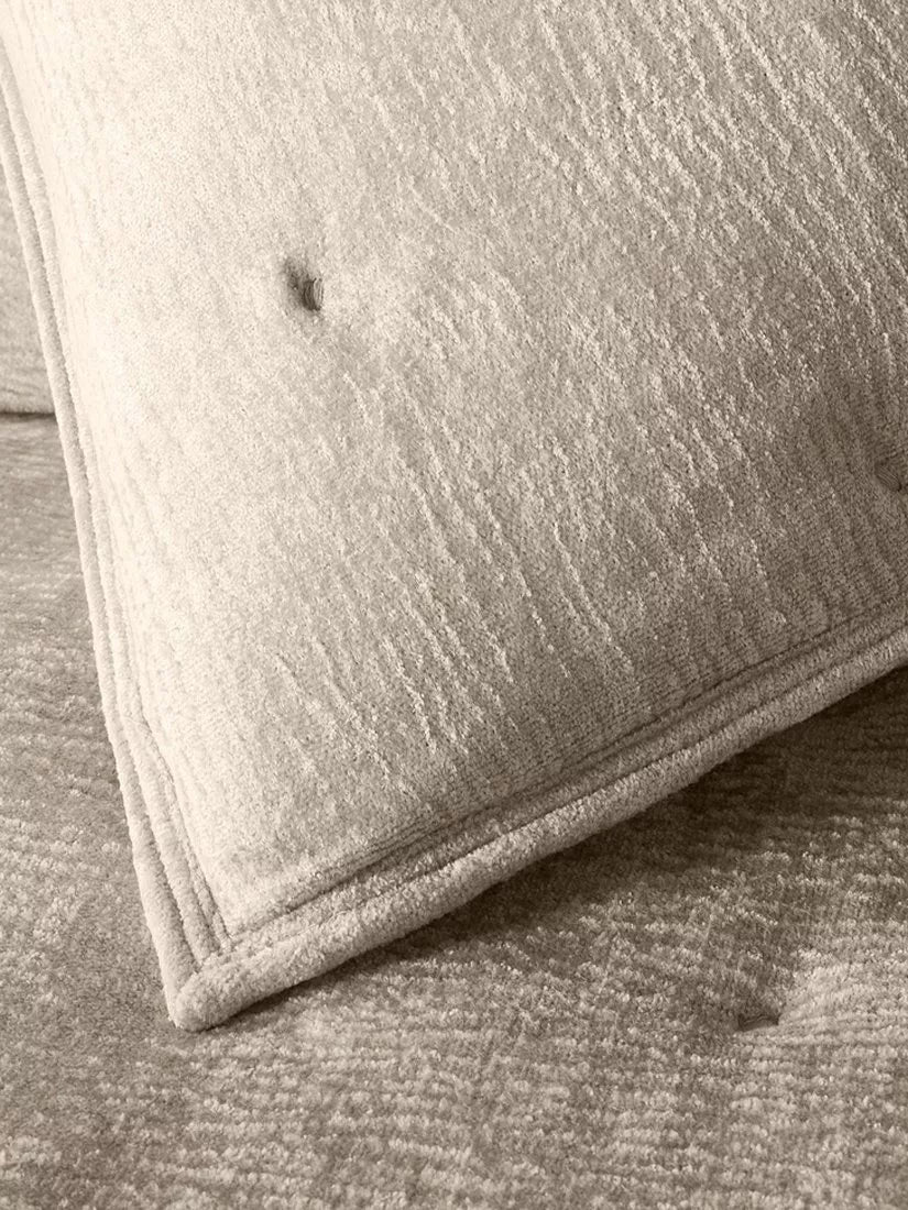 West Elm Striated Chenille bedspread set, imported from the UK