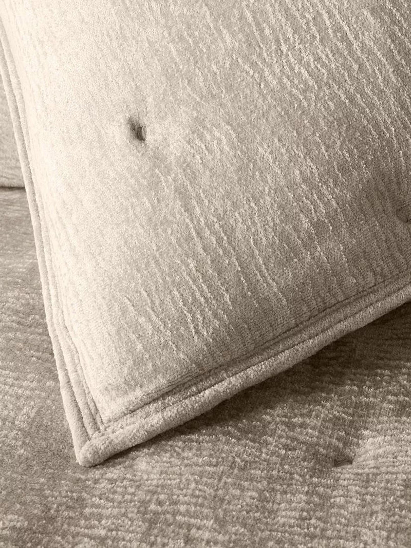 West Elm Striated Chenille bedspread set, imported from the UK