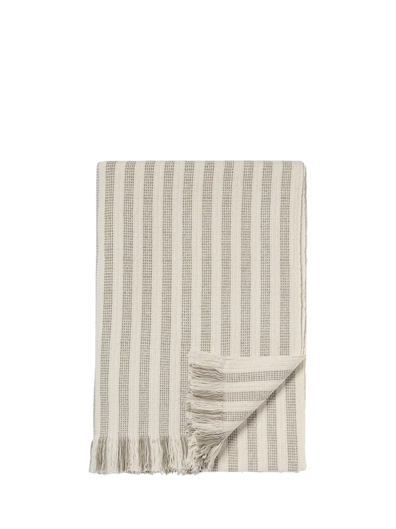 Piglet in Bed Pembroke Stripe Throw King Size