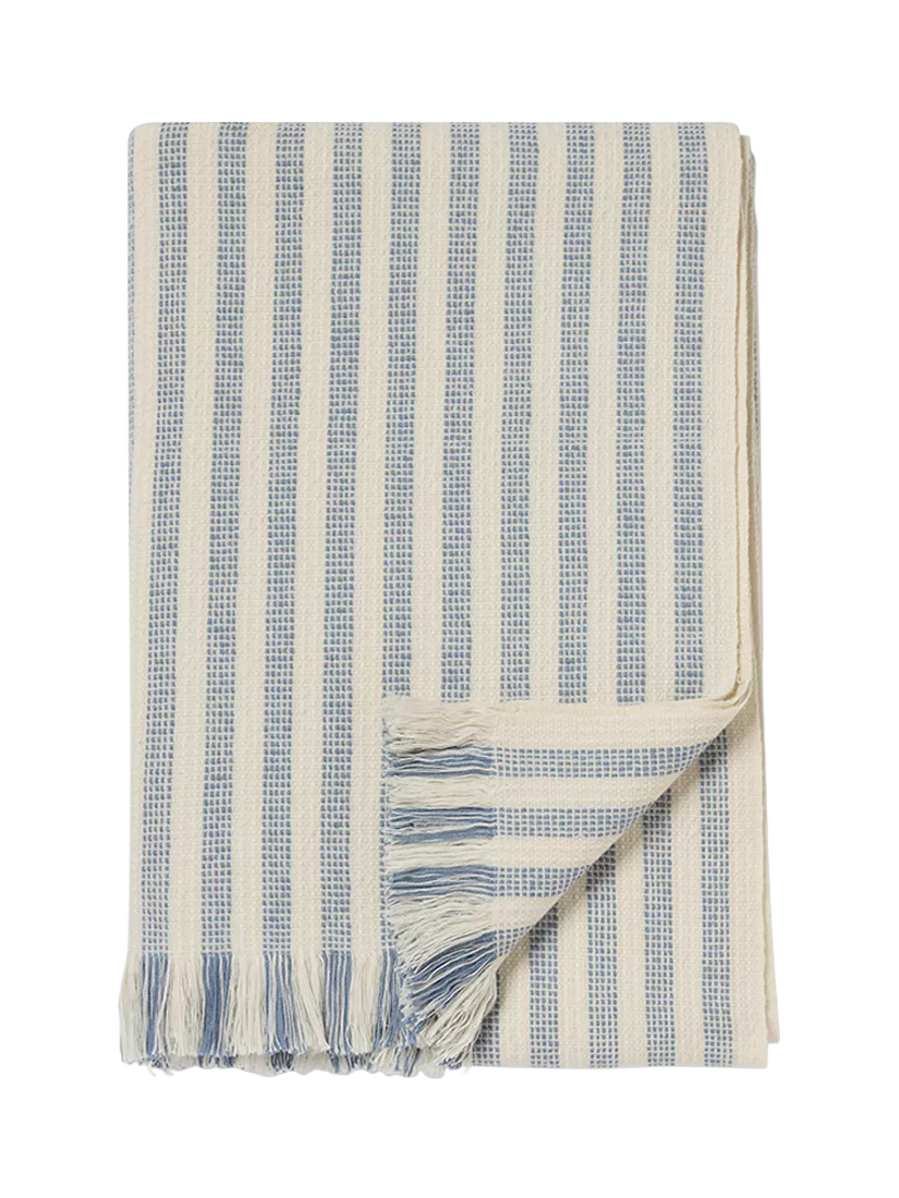 Piglet in Bed Pembroke Stripe Throw king size, UK version