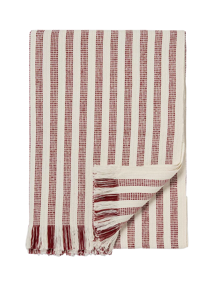 Piglet in Bed Pembroke Stripe Throw King Size