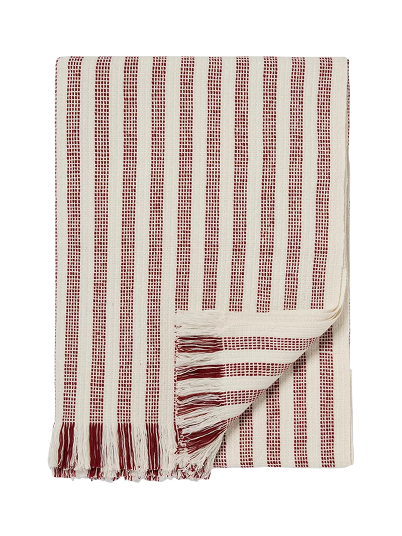 Piglet in Bed Pembroke Stripe Throw King Size