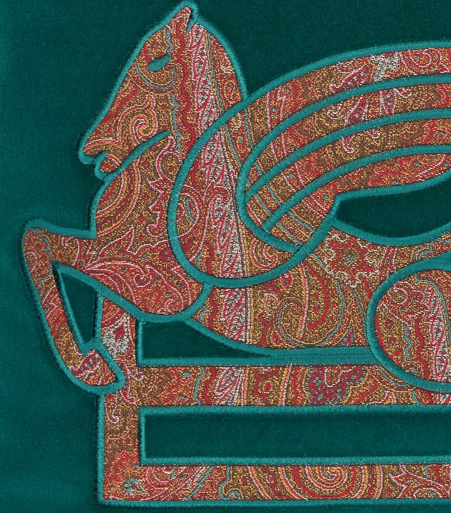 Etro Cotton Embroidered Somerset Cushion 45cm x 45cm - British product