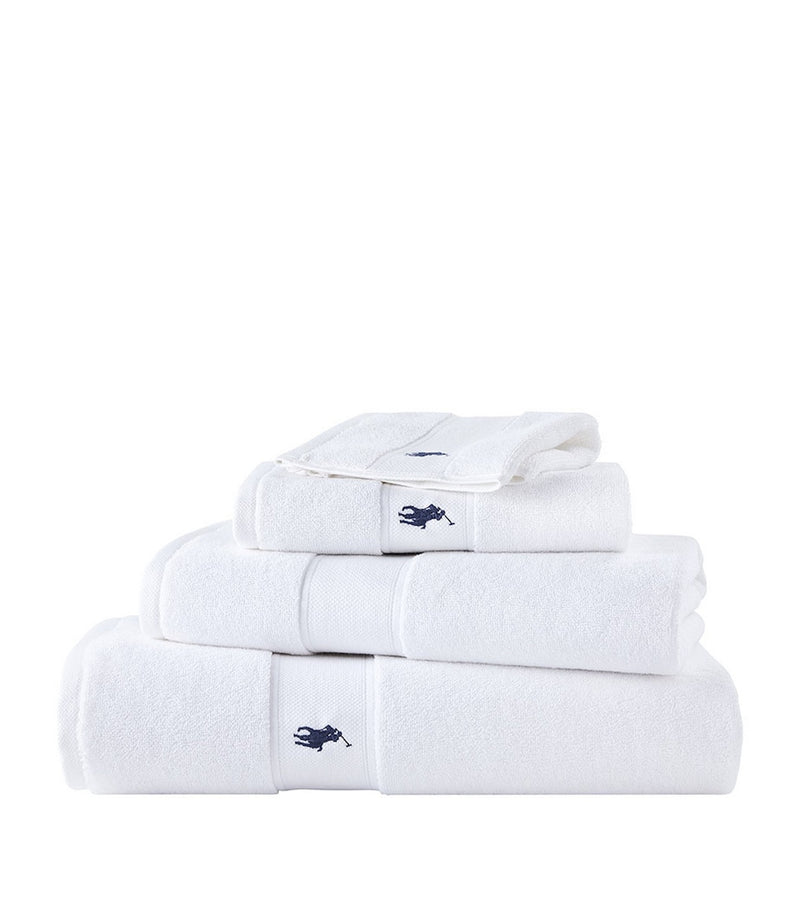 Ralph Lauren Polo Player bath sheet 90cm x 160cm, imported from the UK